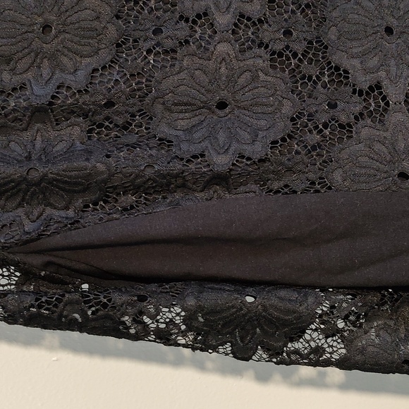 Ladies Nine West Black Lace Dress Size 6 Make An Offer - Picture 3 of 10